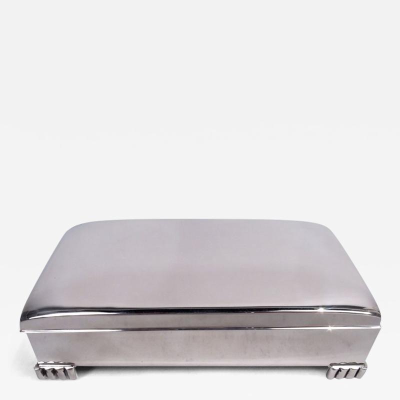  Poole Classic Midcentury Modern Sterling Silver Box by Poole