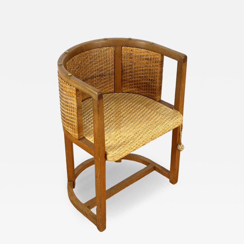  Prag Rudniker 20th Century Art Nouveau Armchair Mod 1307 by Prag Rudniker Austria ca 1903