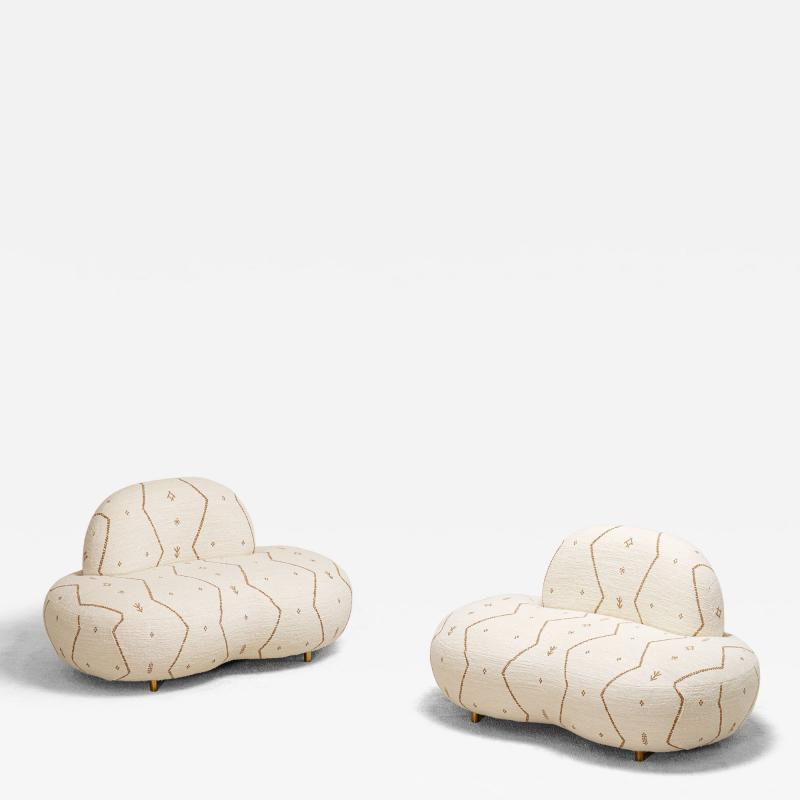  Proisy Studio Pair of Jane Lounge Chairs by Proisy Studio