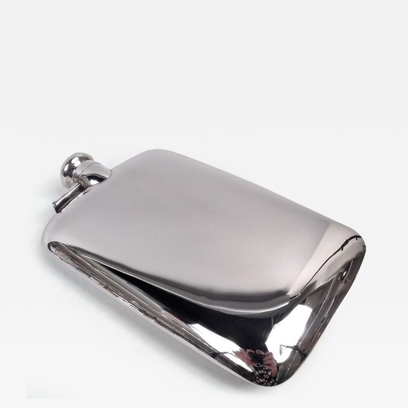  R Blackinton Co Blackinton American Modern Sterling Silver Flask