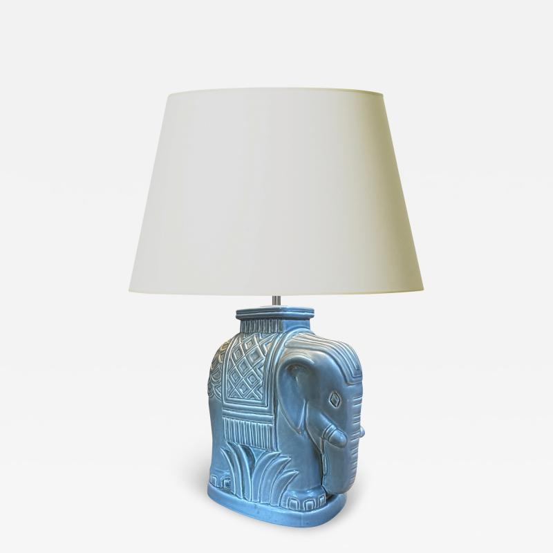  R rstrand Rorstrand Charming Elephant Table Lamp Attributed to Gunnar Nylund