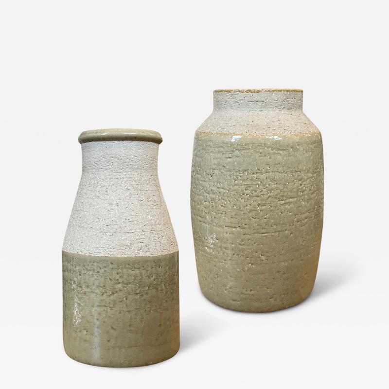  R rstrand Rorstrand Studio Duo of Monumental Vases from the Dune Series by Hertha Bengston for Rorstrand