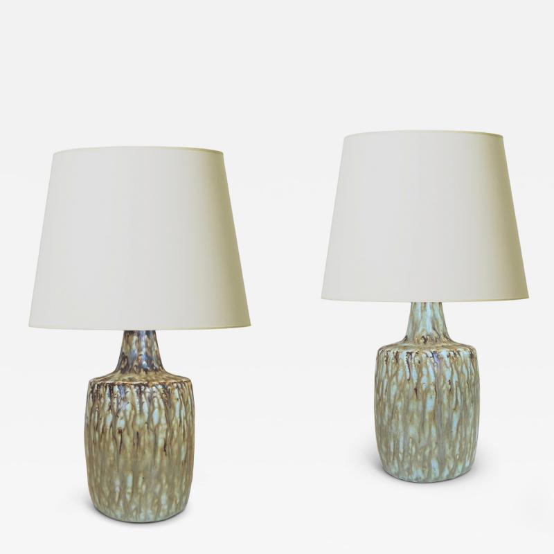 R rstrand Rorstrand Studio Pair of Table Lamps by Gunnar Nylund for R rstrand
