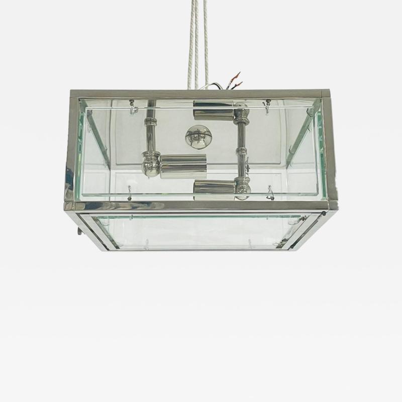  REMAINS LIGHTING Remains Lighting Cardea Polished Nickel Glass Flush Mount Ceiling Wall light