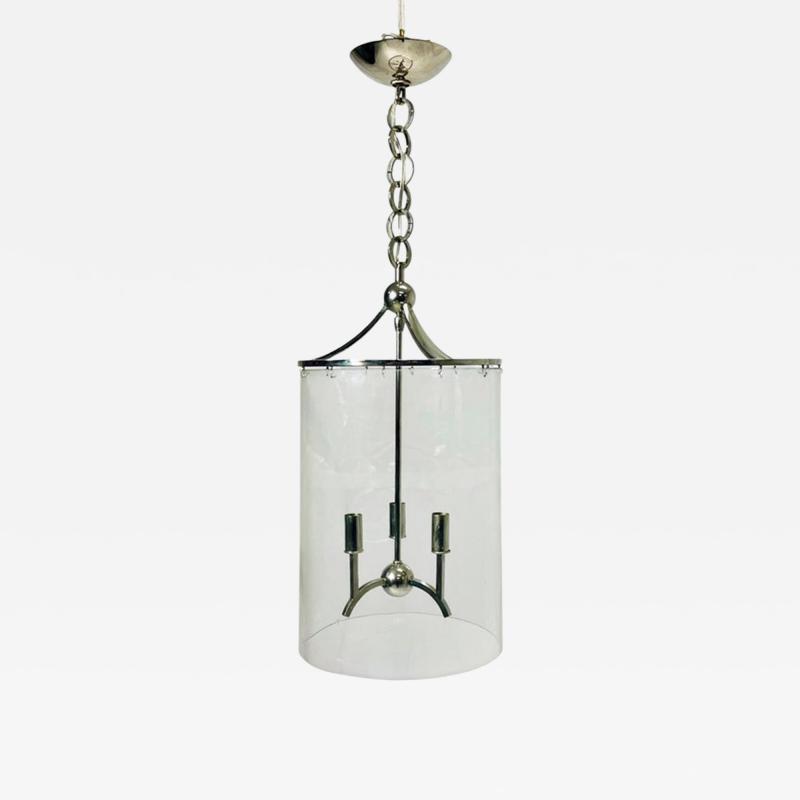  REMAINS LIGHTING Remains Lighting Minerva Lantern Light in Polished Nickel and Glass USA 2018