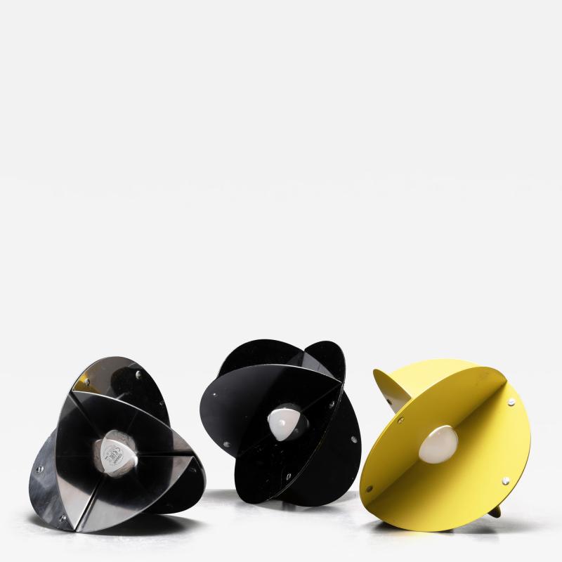  RINALDO CUTINI LUNA Set of 3 Rinaldo Cutini table lamps