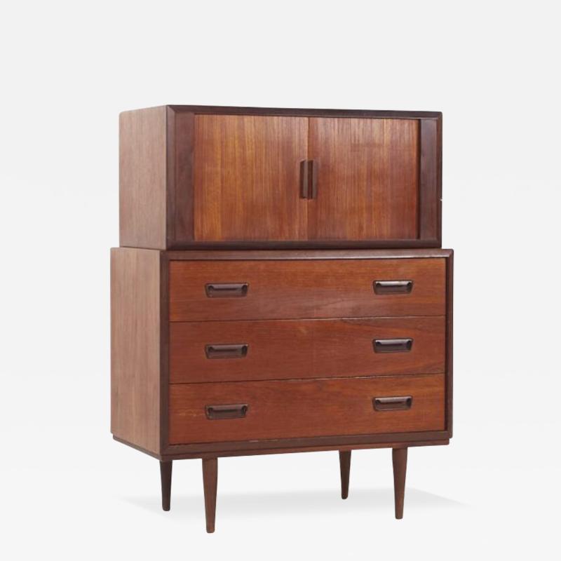  RS Associates RS Associates Mid Century Danish Teak Highboy Dresser