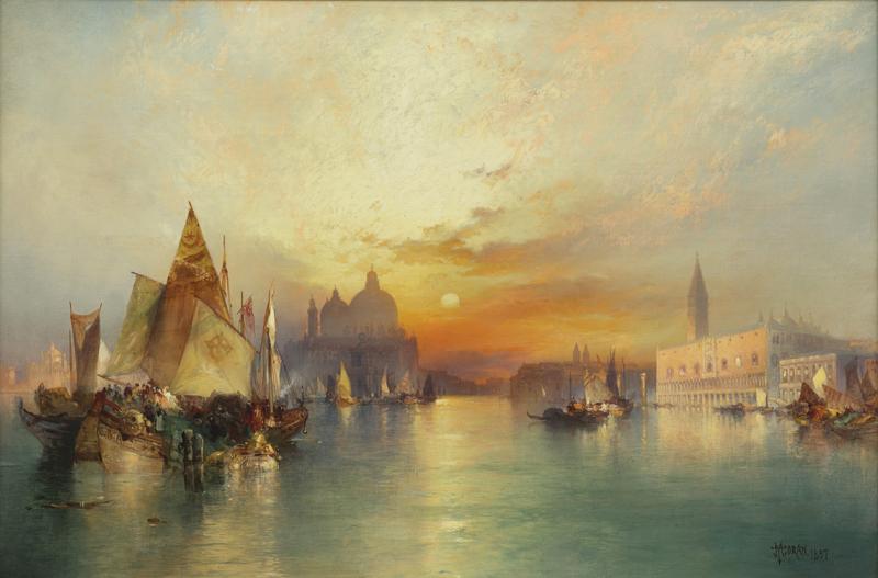  Rainone Galleries Inc Thomas Moran Venice 1897