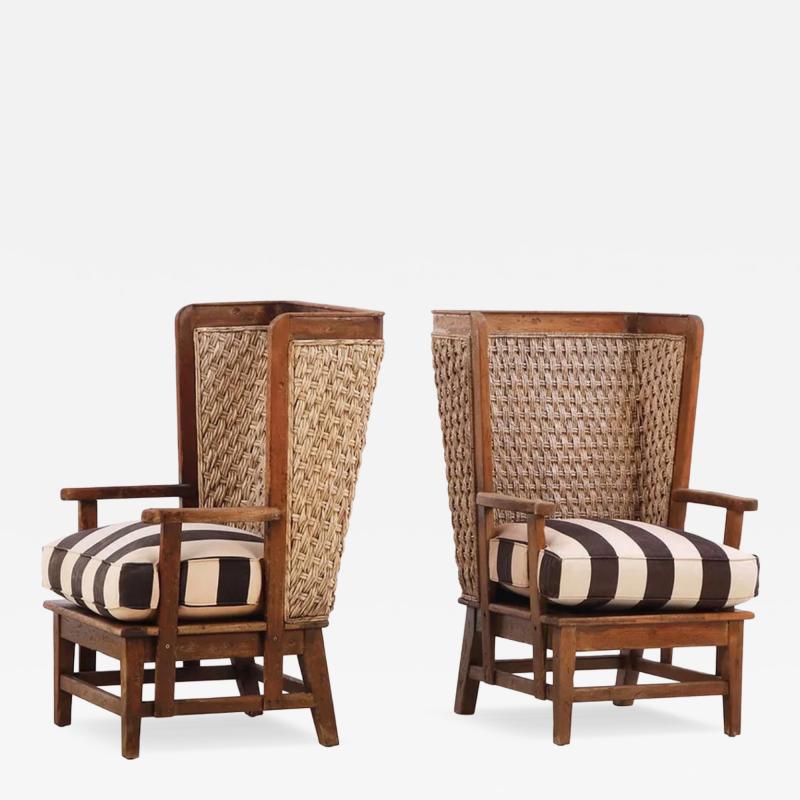  Ralph Lauren Pair of Rustic Orkney Chairs by Ralph Lauren