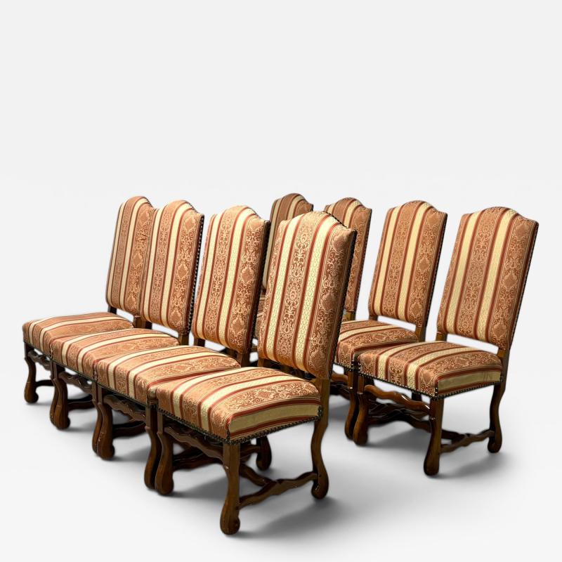  Ralph Lauren Set of 8 Ralph Lauren Louis XIV Dining Chairs