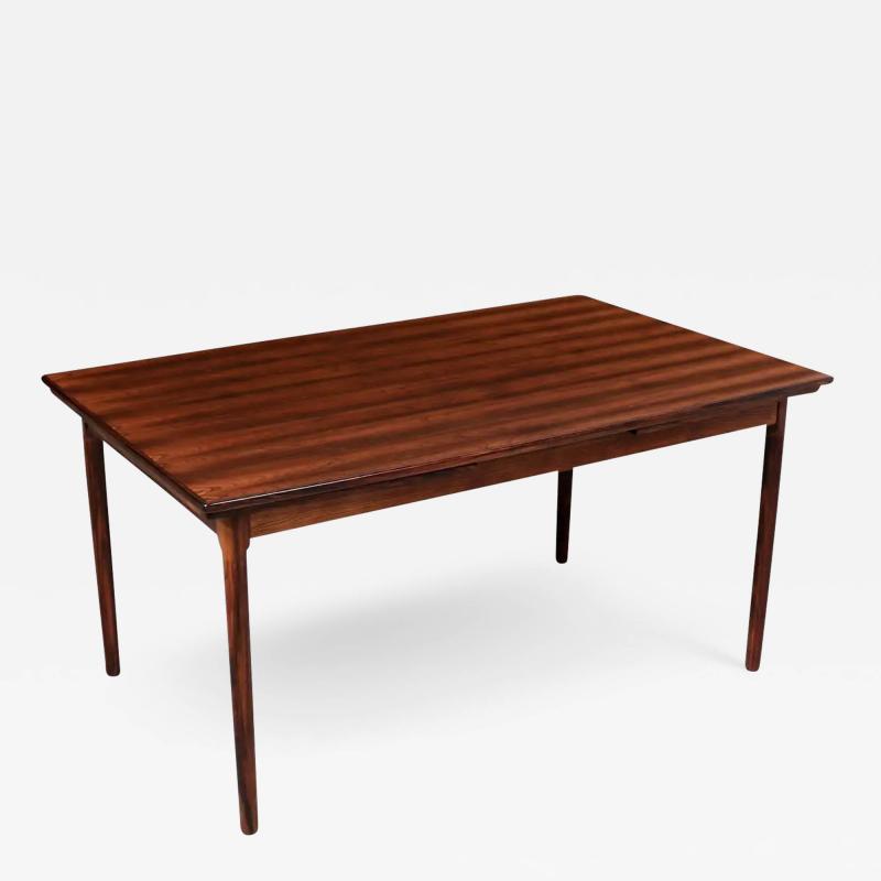  Randers Mobelfabrik Danish Modern Expanding Rosewood Dining Table by Randers Mobelfabrik