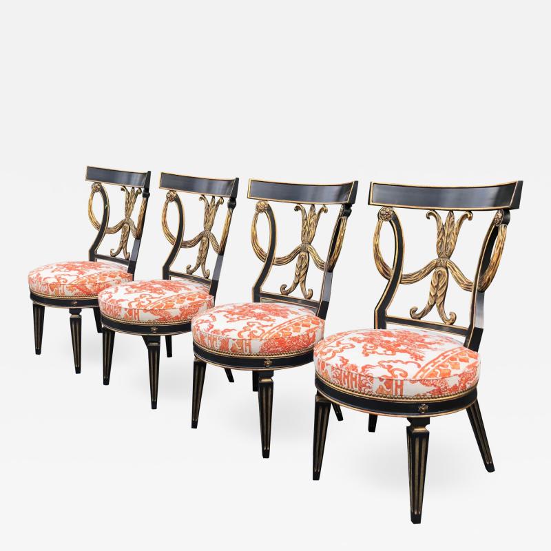  Randy Esada Designs Regency Designer Dining Chairs by Randy Esada Designs for Prospr Set of 4