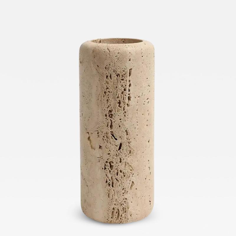  Raymor Raymor Travertine Vase Signed