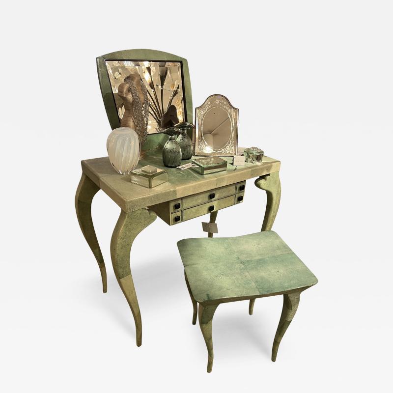  Ria Youri Augousti Agousti Shagreen Vanity and Stool