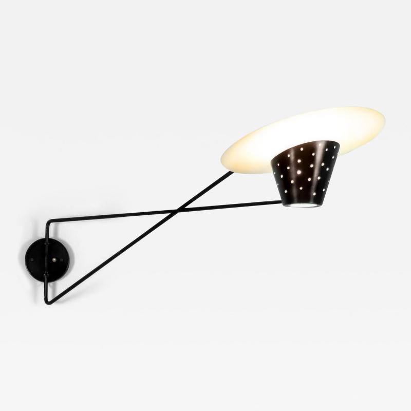  Robert Caillat rare Swing arm wall light