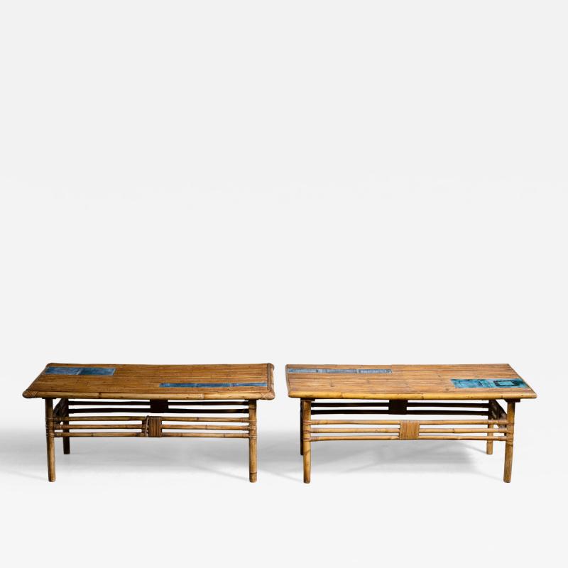  Robert Jean Cloutier Pair of Robert Jean Cloutier coffee tables