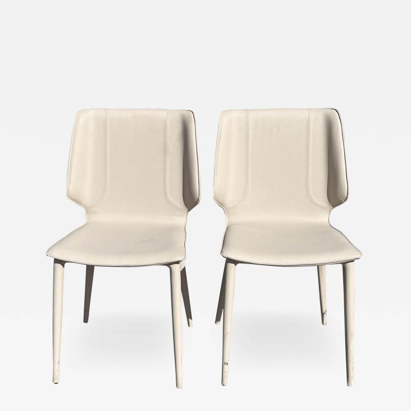  Roche Bobois Roache Boubois Modern Designer Leather Chairs