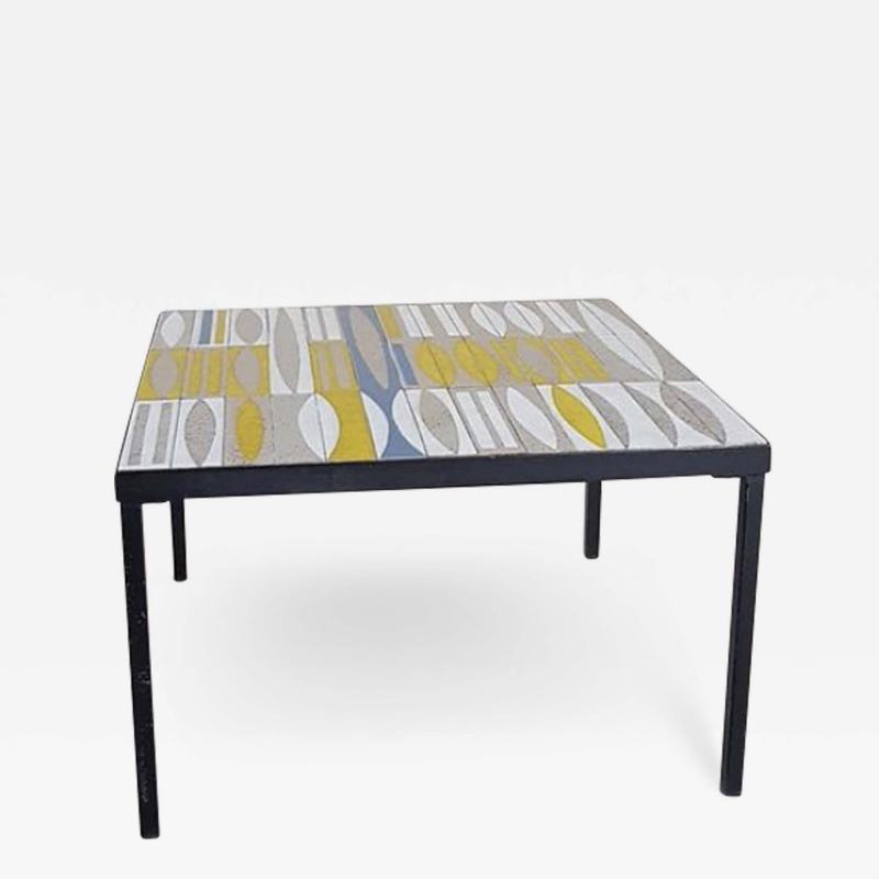  Roger Capron Ceramic Coffee Table France 1960s