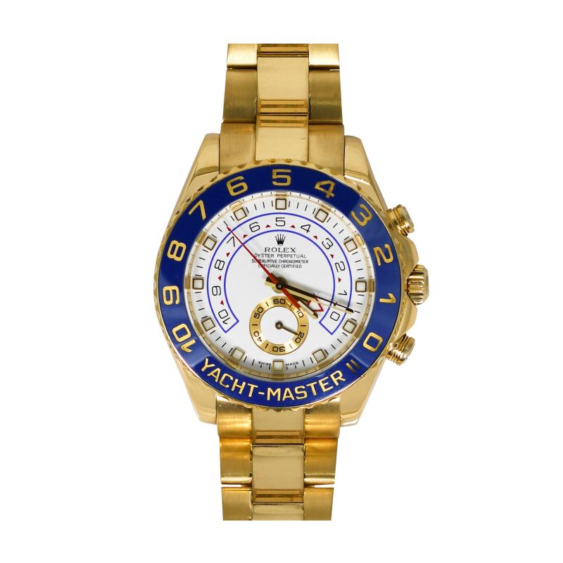  Rolex Watch Co 18K Yellow Gold Rolex Yacht Master II Model 116688