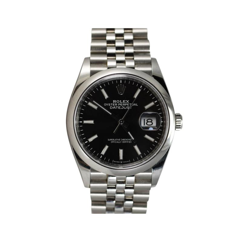  Rolex Watch Co Men s Rolex Stainless Steel Watch Oyster Datejust Wristwatch