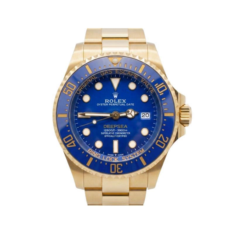  Rolex Watch Co Rolex Deepsea 136668LB 18K Yellow Gold Blue Dial 44mm