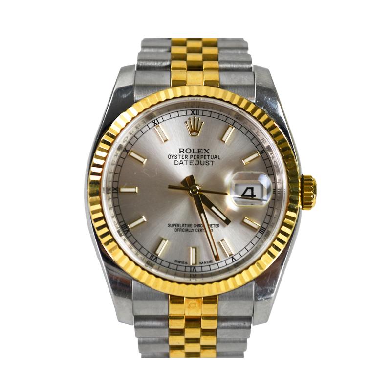  Rolex Watch Co Rolex Two Tone Datejust MDL 116233 36mm