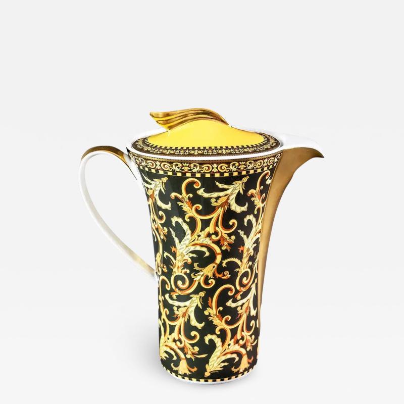  Rosenthal German Rosenthal Porcelain Coffee Pot Model Barocco by Versace