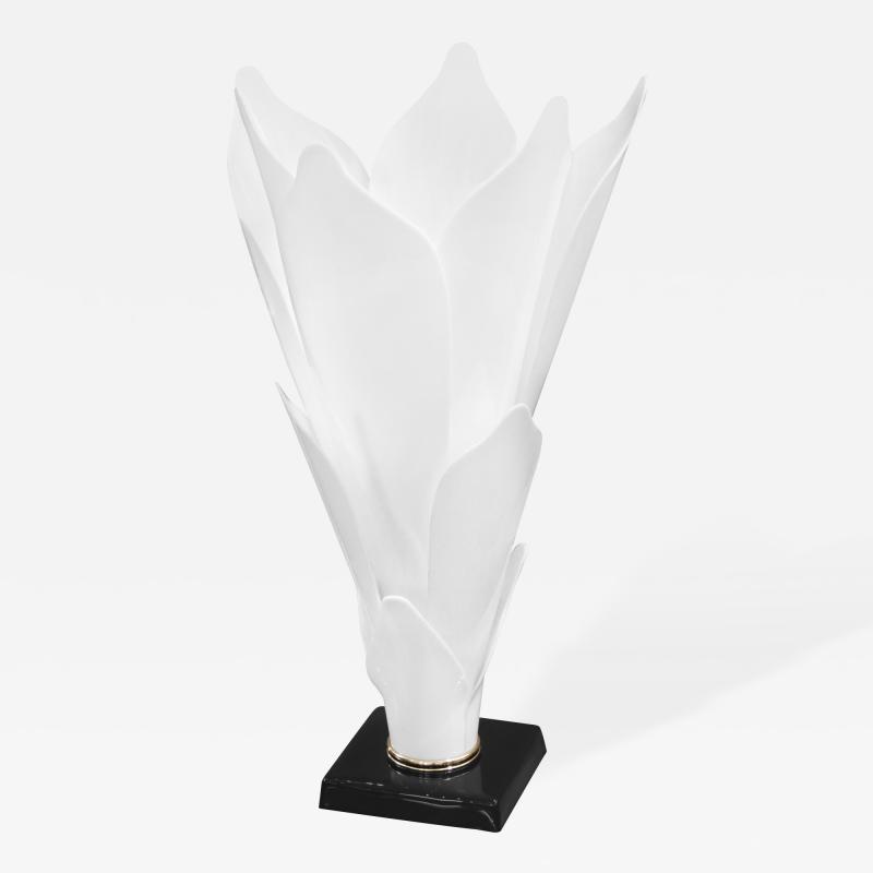  Rougier Sculptural Flower Table Lamp by Rougier