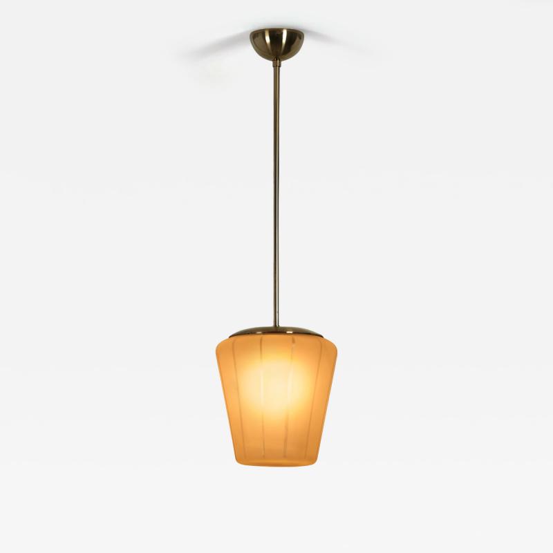  S hk liikkeiden Oy Brass Pendant Light for PSO Pohjoismainen S hk Oy Finland Mid 20th Century