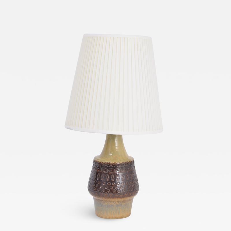  S holm Stent j Soholm ceramics Brown Handmade Mid Century Modern Danish Stoneware Table Lamp by Soholm Stentoj