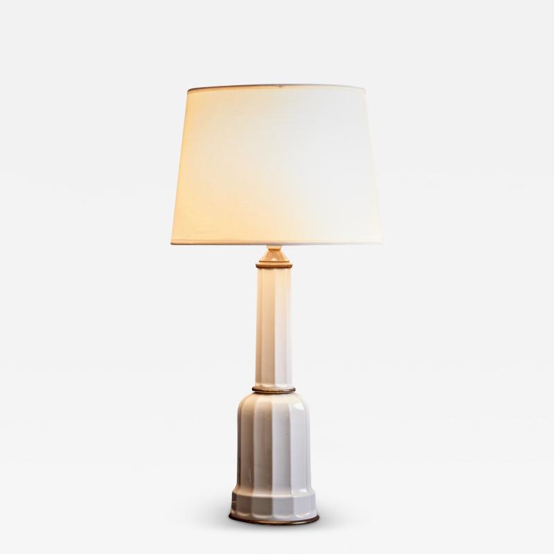  S holm Stent j Soholm ceramics Heiberg table lamp made of porcelain and brass by S holm 