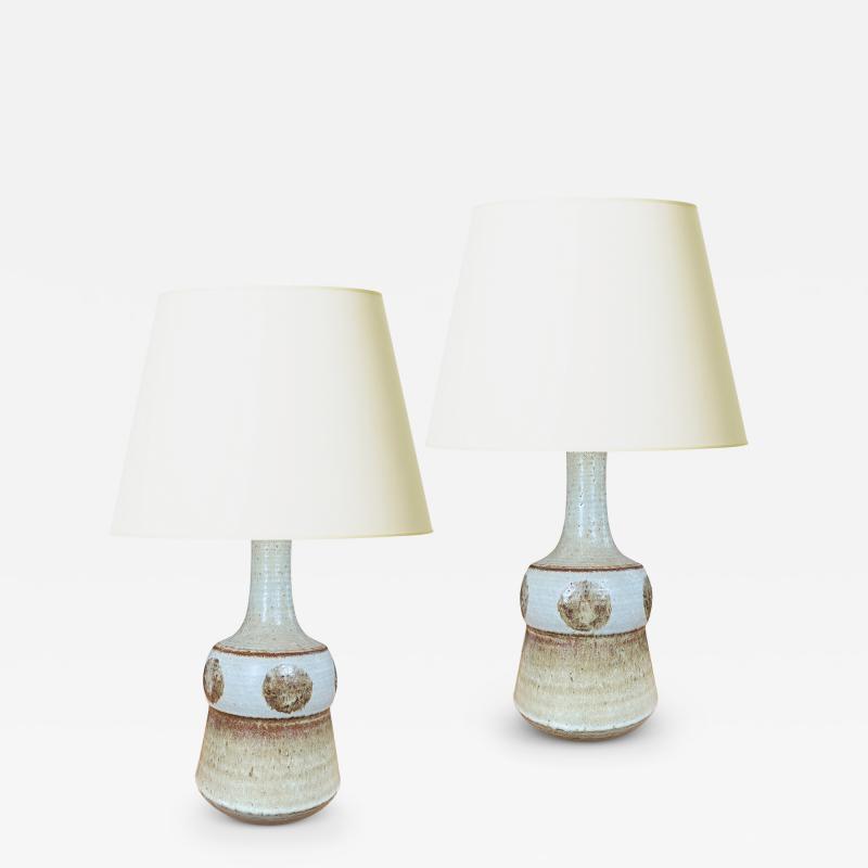  S holm Stent j Soholm ceramics Pair of Table Lamps by S holm Stent j