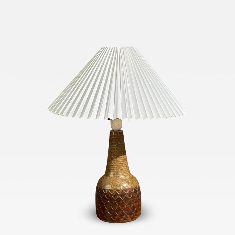 S holm Stent j Soholm ceramics S holm Stent j Table Lamp Brown Glazed Ceramic Denmark 1970s
