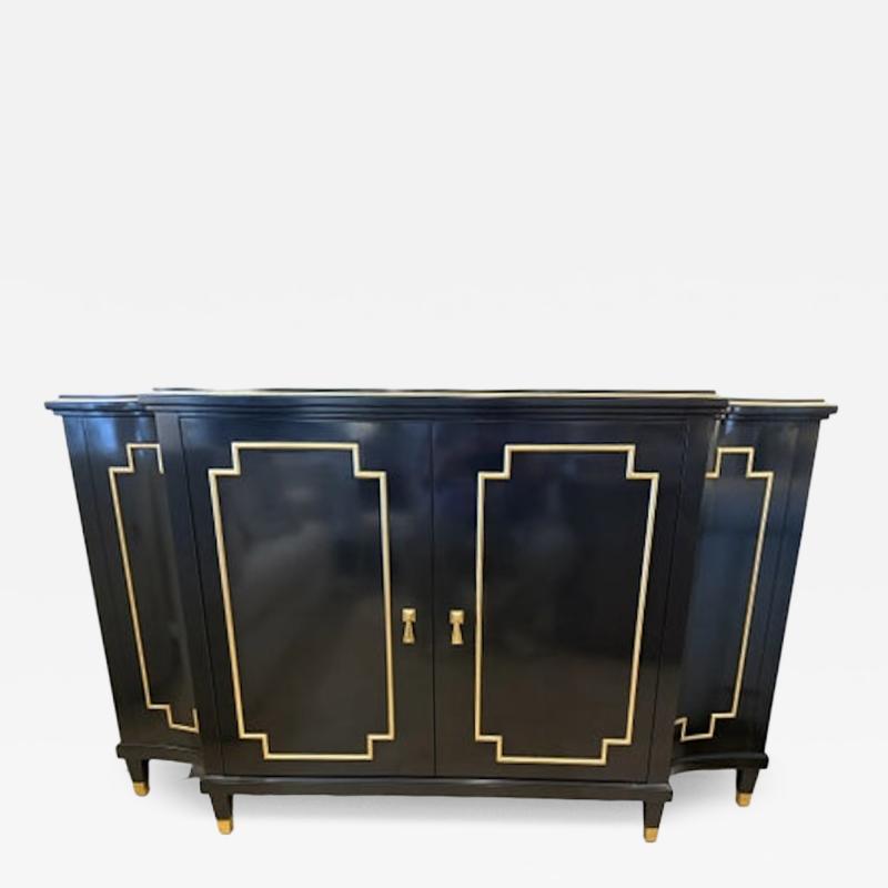  S vres Porcelain Manufacture Nationale de S vres Antique French Ebonized Credenza Side Cabinet W Sevres Plaque