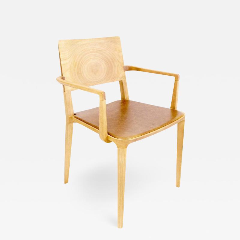  SIMONINI Minimalist Armchair in Hardwood