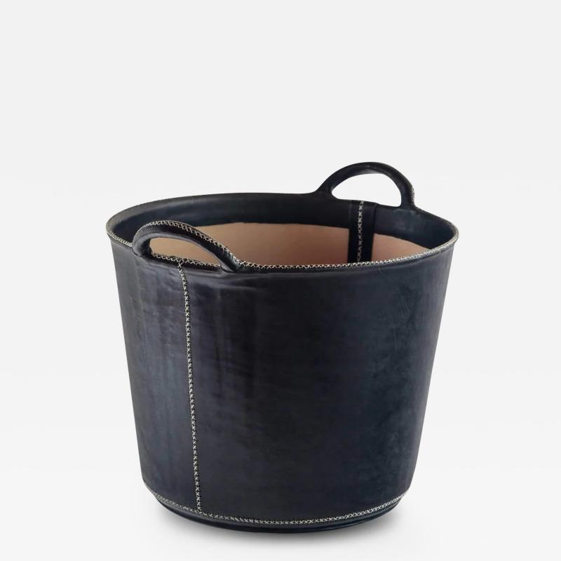  SOL Y LUNA SMALL LEATHER BASKET