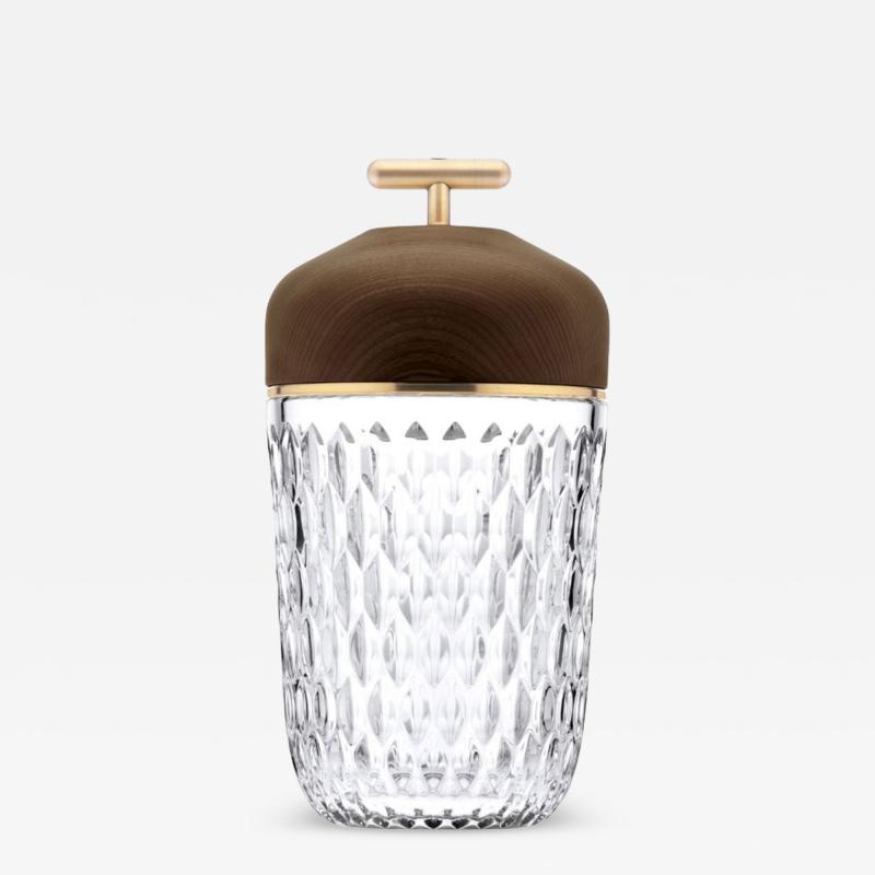  ST LOUIS ST LOUIS FOLIA DARK WOOD GOLD FINISH PORTABLE LAMP