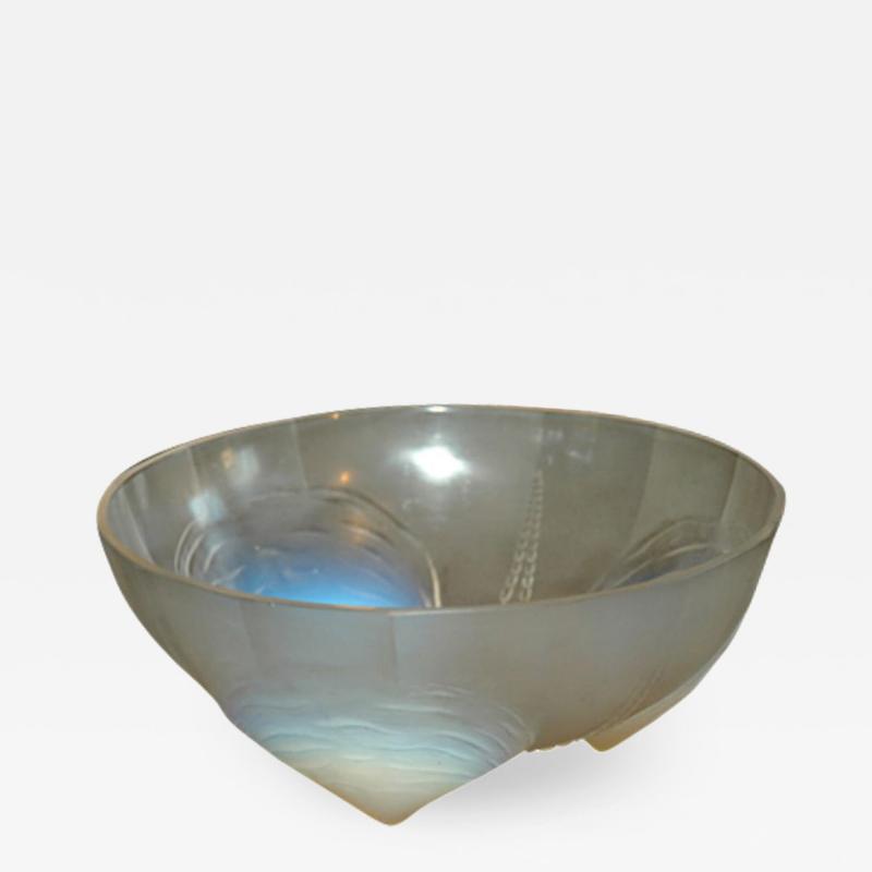  Sabino Art Glass Sabino Opalescent Bowl with Legs