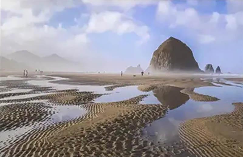  Sam Nizam Surreal Encounters on the Oregon Coast Canon Beach Photograph Sam Nizam