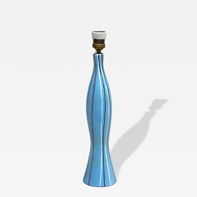  San Polo Italian Hand Paint Sculpture Table Lamp by Otello Rosa San Polo Venezia 1950