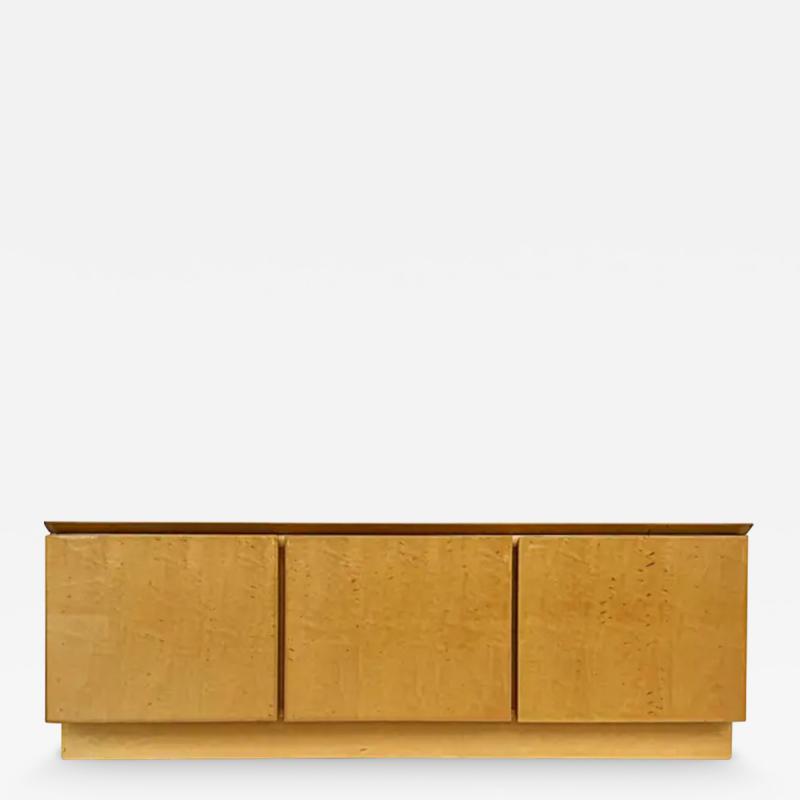  Saporiti 80s Giovanni Offredi for Saporiti Italia Birdseye Maple Cabinet