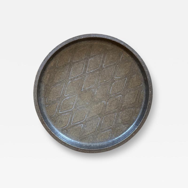  Saxbo Large Centerpiece Bowl in Gray Tones by Eva Staehr Nielsen for Saxbo