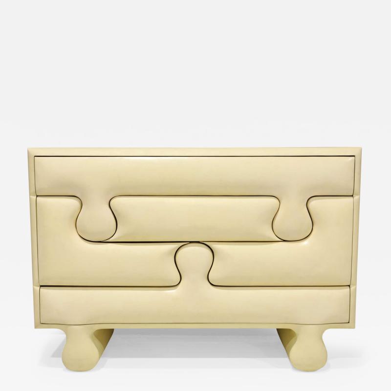  Scala Luxury Scala Luxury Puzzle Chest in Goatskin