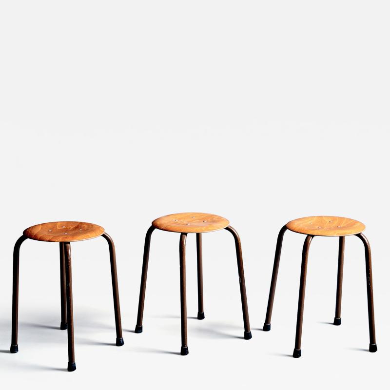  Schell N V Set of three stackable Stools by Schell N V Belfeld