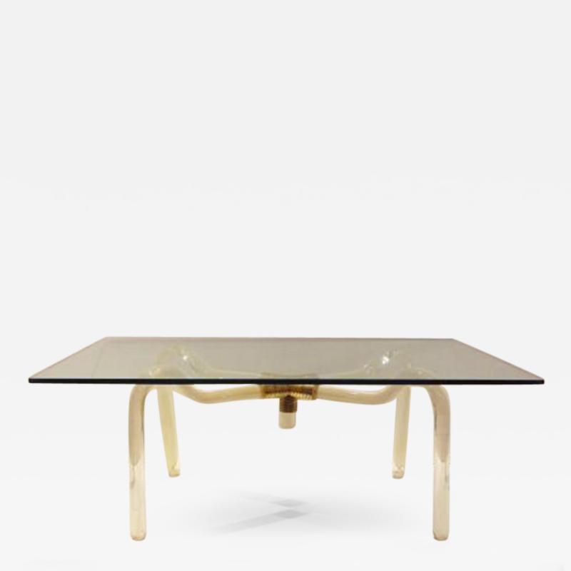  Seguso A Murano Glass Cocktail Table by Seguso