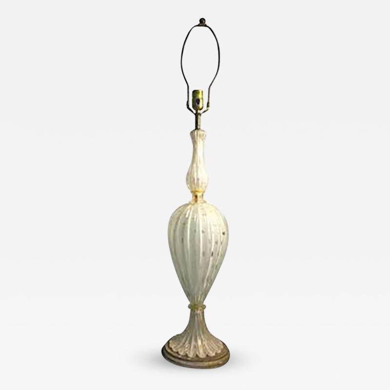  Seguso Exceptional 1960s Murano Glass Table Lamp by Seguso