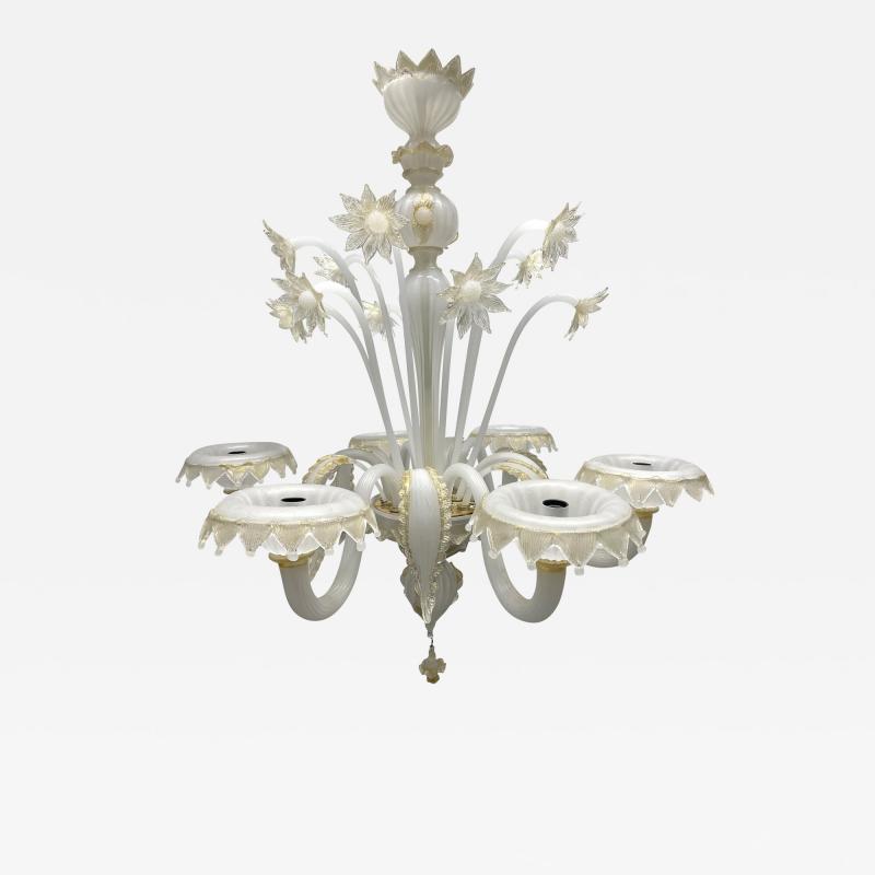  Seguso Murano Seguso Floral Chandelier