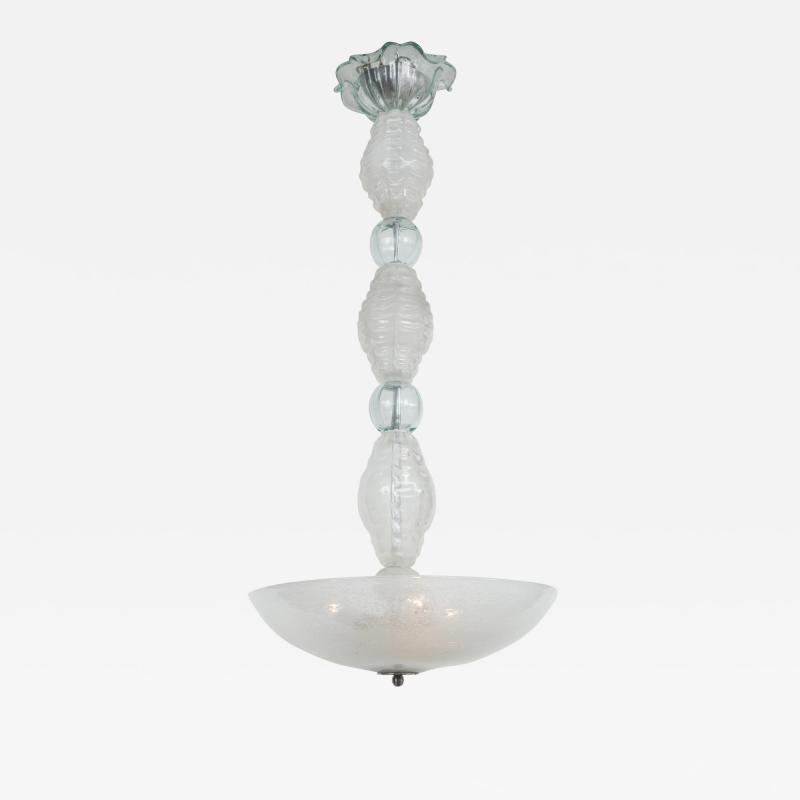  Seguso Rare Vintage Italian Murano Pendant Light By Seguso