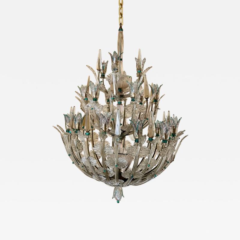  Seguso Seguso Vetri d Arte Monumental Hand Blown Glass Chandelier Attributed to Seguso Vetri dArte