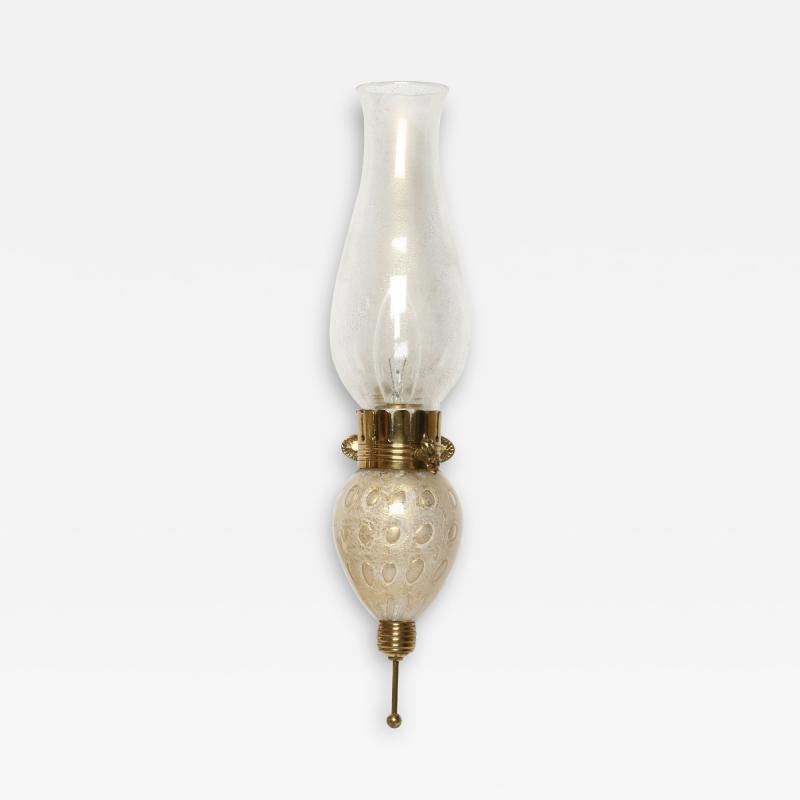  Seguso Vetri d Arte Seguso Murano glass wall lamp